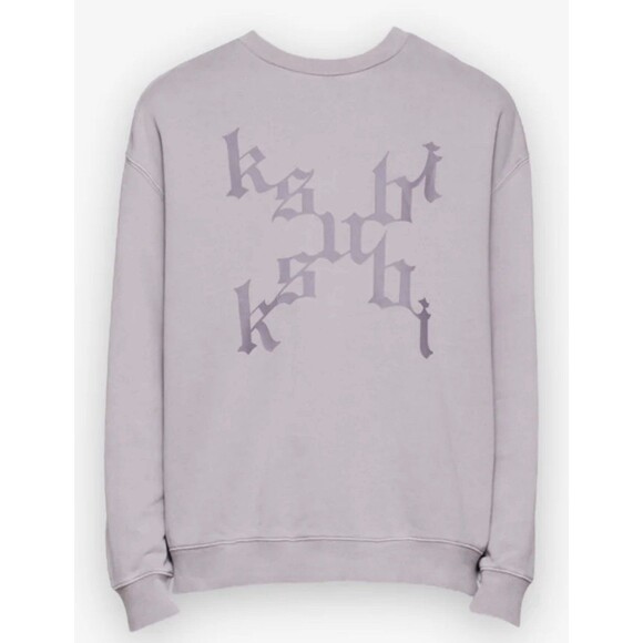 Ksubi Kult Biggie Silt Crewneck Sweatshirt Purple Size Medium - Picture 9 of 9